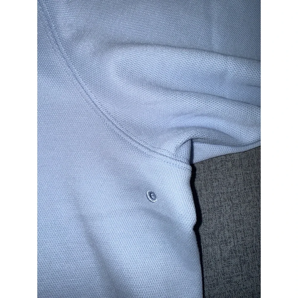 Nike Dri-FIT Mens 2XL Light Blue Long Sleeve Training Shirt Sweatshirt Golf Crew